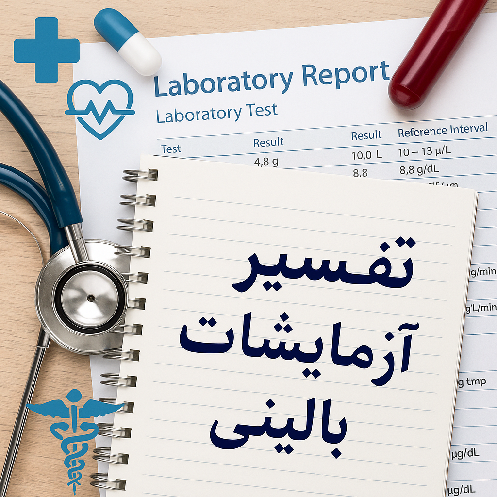 تفسیر آزمایشات بالینی برای دانشجویان پزشکی، پرستاری و پیراپزشکی – دانلود جزوه کامل